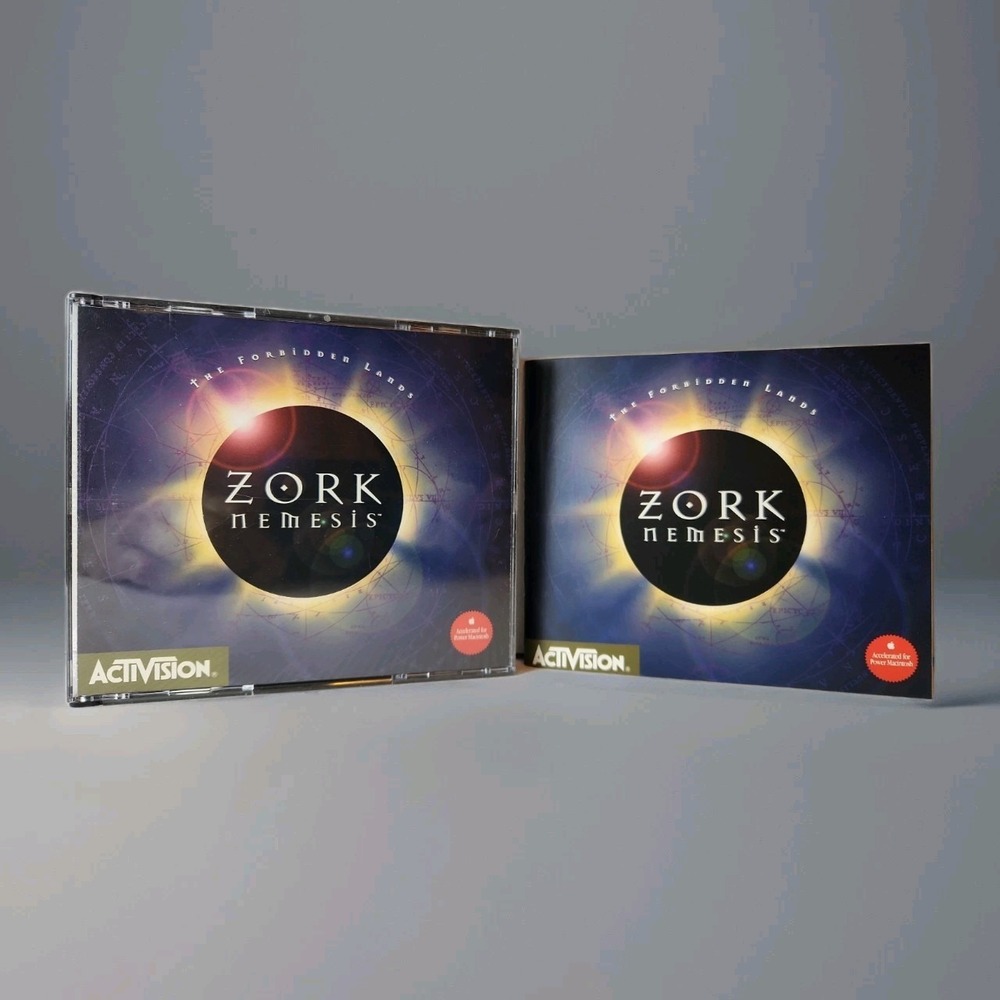 Zork Nemesis: The Forbidden Lands Macintosh 1996 Activision - 3 Discs‎ Macintosh